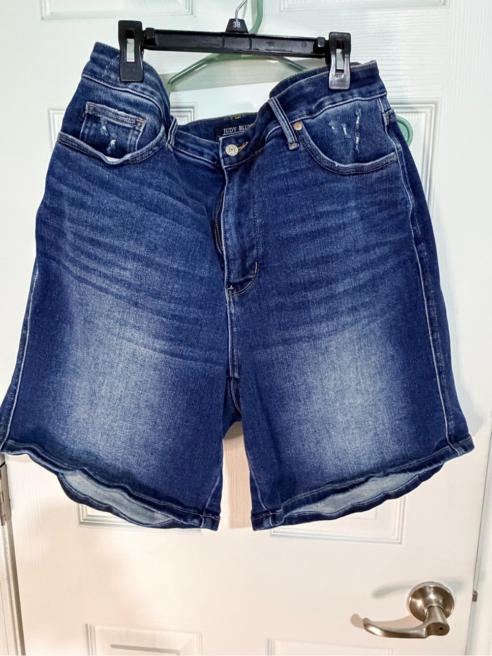 Judy Blue Dark Wash Womens Denim Shorts